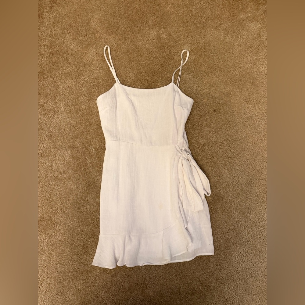 Cotton Candy White Mini Dress